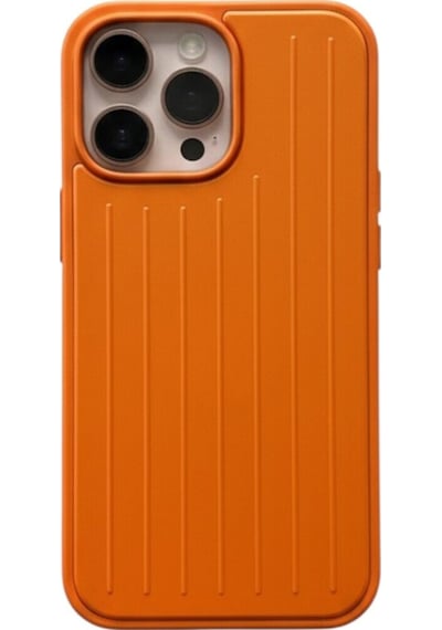 Apple iPhone 16 Pro Max Uyumlu - Rimowa Premium Valiz Desenli Magsafeli Telefon Kılıfı Güçlü Koruma
