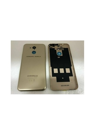 General Mobile Gm8 Arka Kapak Pil Batarya Kapağı Gümüş