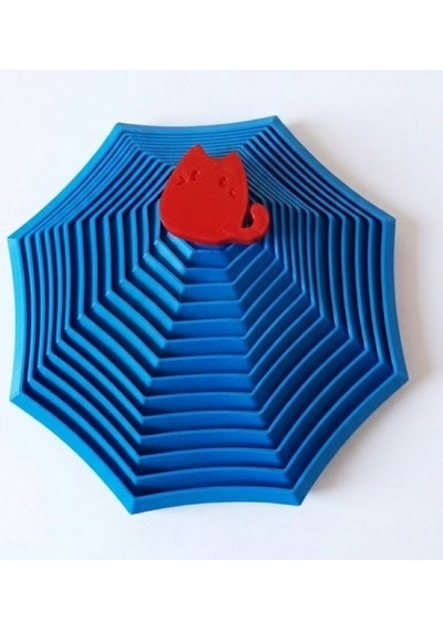 Montessori Eğitici Geometrik Yıldız - Kedifigürlü Akıl Ve Zeka Oyuncağı - Motor Becerisi- Mavi