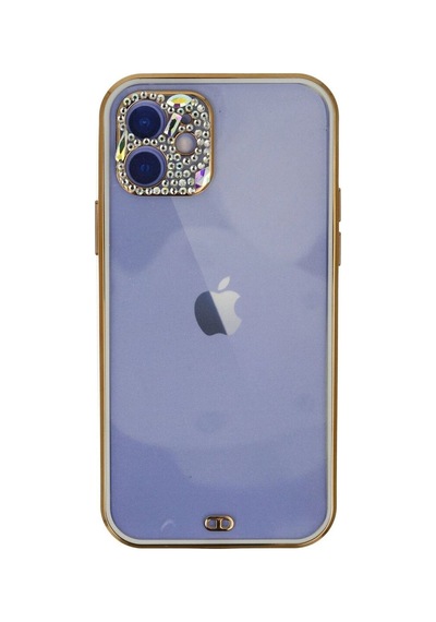 Apple İphone 12 Kılıf Liva Taşlı Silikon