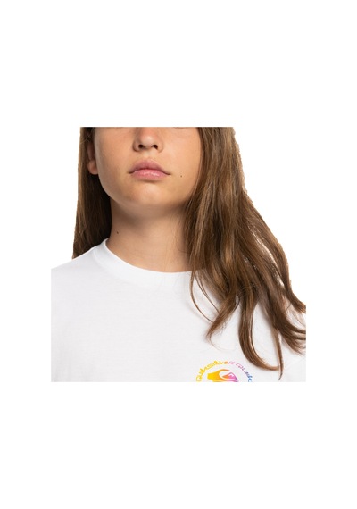 Quiksilver Radical Flag Erkek Çocuk Tişört Beyaz