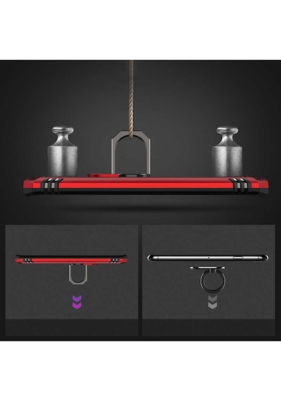 Xiaomi Mi Note 10 Lite Kilif Zirhli Miknatisli Standli Tank Kapak 392712075