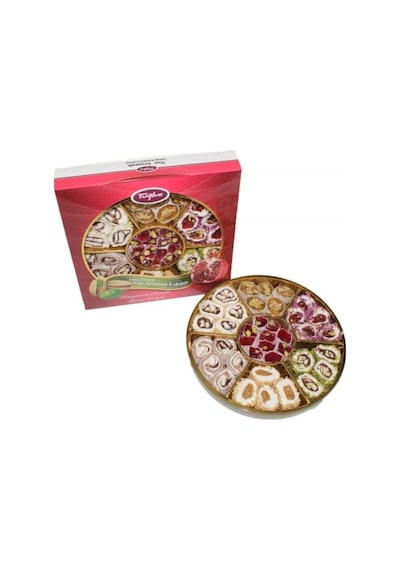Tuğba Kuruyemiş Antep Fıstıklı Narlı Lokum 430 Gr Turkish Delighrt