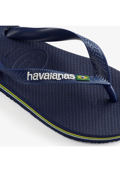 Havaianas Brasil Logo Erkek Lacivert Terlik 4110850 Lacivert