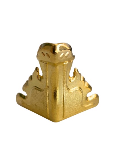 Kelebek Düz 2.5cm Metal Ayak Çeyiz Ve Hediye Kutusu Mobilya Ayağı 2.5cm Altın 4 Adet Altın