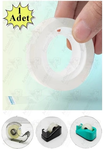 Para Bantı Transparan Şeffaf Bant 20 Mm X 33 M. 1 Adet 1