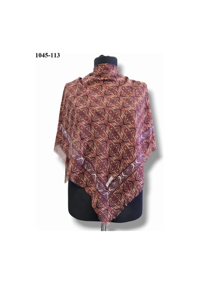 Eyfel Eşarp Eyfel Desenli Dimi Pamuk Eşarp 1045-113 Çok Renkli