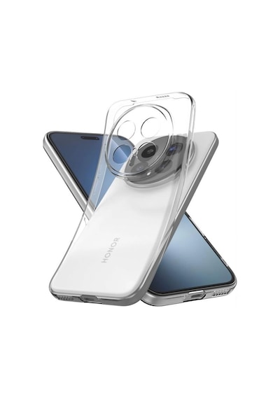 Adige Honor Magic 8 Pro Kılıf Şeffaf Silikon