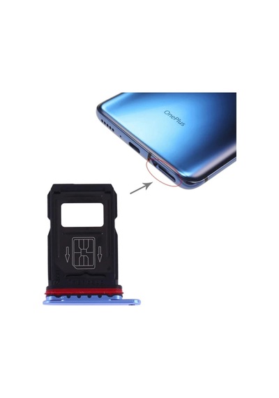 Oneplus 7 Pro Sim Kart Kapağı Tutucu Sim Yuvası- 5775 Siyah