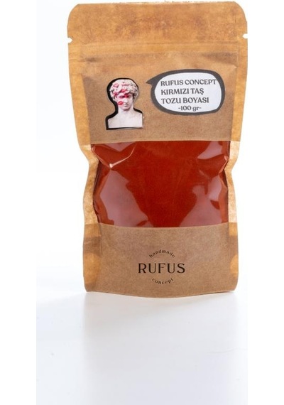 Rufus Concept Kırmızı Taş Tozu Boyası 100 Gr