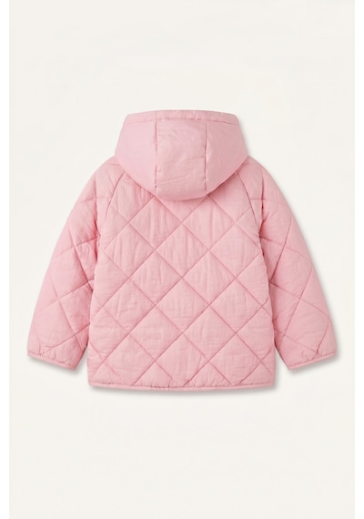 Defacto Çıtçıtlı Kapitone Kapüşonlu Mont Kız Bebek H3571a526aupn149 Pembe-pn149