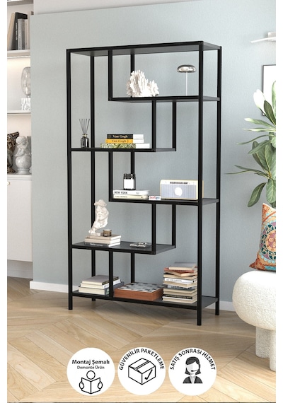 Bofigo 6 Raflı Kitaplık Dekoratif Kitaplık Metal Kitaplık Ofis Kitaplığı Larissa Antrasit Antrasit Bofigo 6 Raflı Kitaplık Dekoratif Kitaplık Metal Kitaplık Ofis Kitaplığı Larissa Antrasit Antrasit