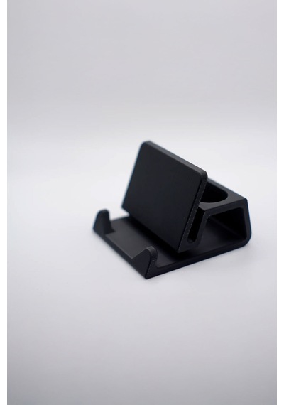 Minimalist Telefon Ve Airpods Standı Masa Üstü Düzenleyici & Organizeri Siyah - 699039823 Siyah