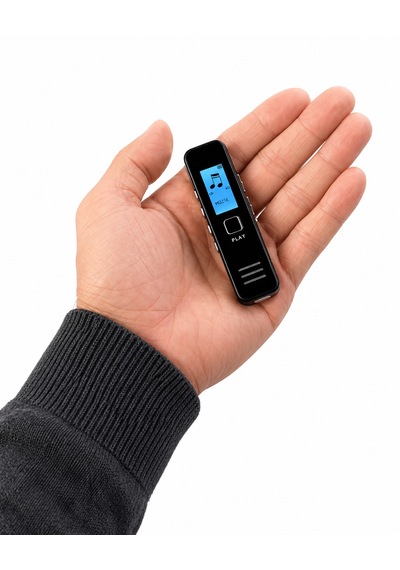 Nıvego Mini Ses Kayıt Cihazı Diktafon Ders, Toplantı, Röportaj Kayıt Tek Tuş Ses Kaydedici Taşınabilir Dijital Recorder Mp3 Çalar Kompakt Tasarım