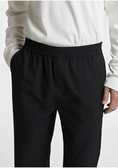 Mavi Normal Bel Düz Paça Spandex Jogger Siyah Erkek Pantolon 0010597-71379
