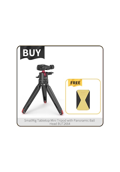 Smallrig Panoramik Top  Kafalı Masa Üstü Mini Tripod But2664