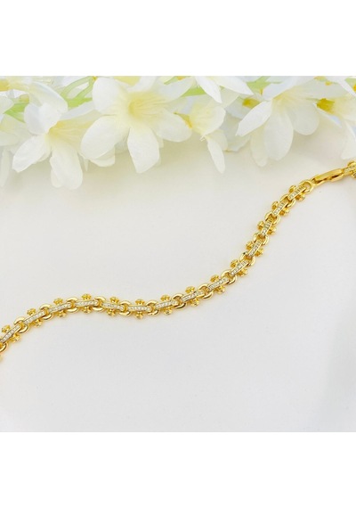 Kadın Bileklik T Model Bileklik Kararmaz Xuping Vip Seri 14 Ayar Gold 19cm Altın