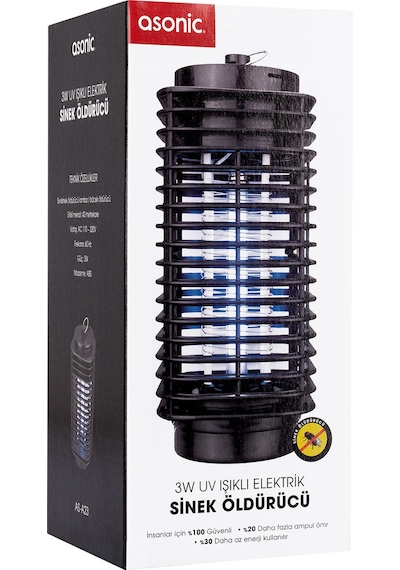 Asonic AS-A23 3W UV Işıklı Sinek Öldürücü