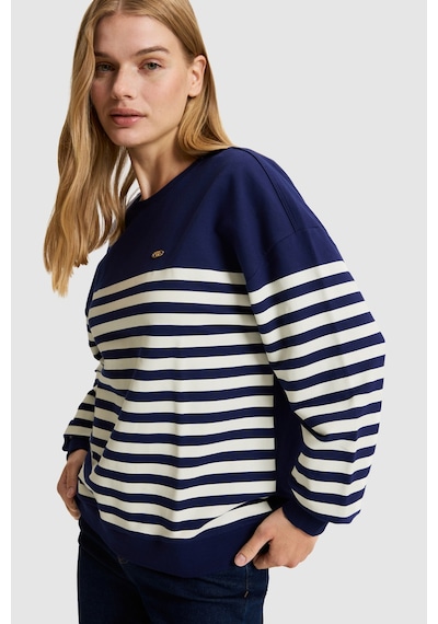 U.S. Polo Assn. Kadın Açık Lacivert Bisiklet Yaka Sweatshirt 50328990-vr059