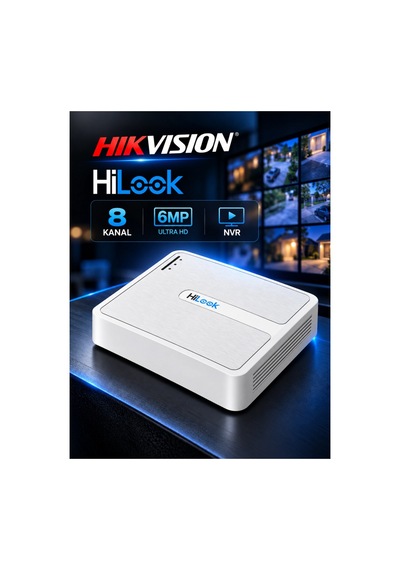 Hilook J-tech H1071 5mp 8'li Akıllı Sesli Ip Kamera Seti Renkli Gece Yüz Araç Hareket Algılama