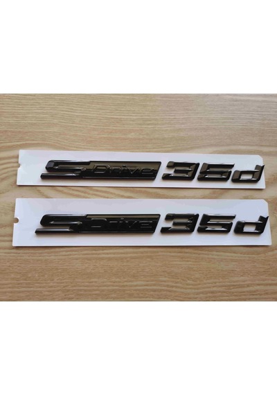 Sdrive 35d Çamurluk Arması Seti Piano Black Bmw X6