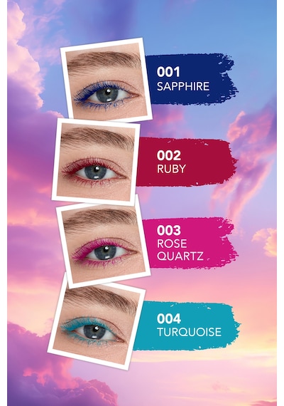 Flormar  Color Treasure Hacim Veren & Yüksek Pigmentli Renkli Maskara 003 Rose Quartz