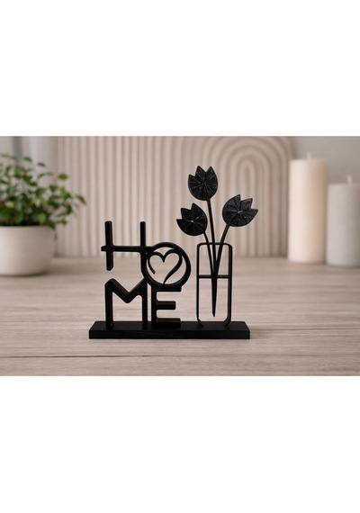 Dekoratif Home Yazılı Biblo Modern Masa Üstü Ev Dekoru Ve Hediye