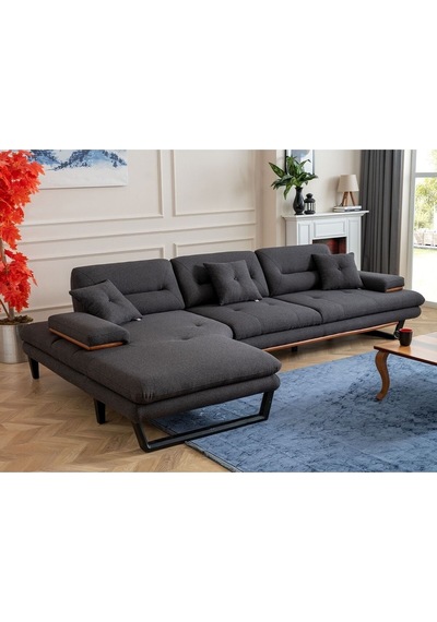Efes Relax Köşe Koltuk Takımı Antrasit