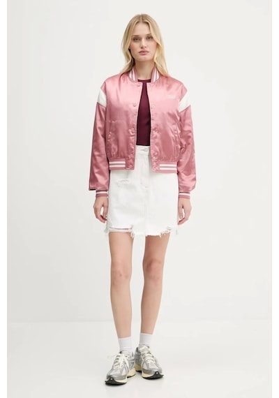 Tommy Jeans Tjw Scrıpt Varsıty Jacket Kadın Pembe Ceket Dw0dw20960tı0 Pembe
