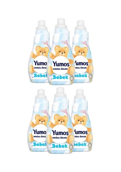 Doğal Özler Bebek Konsantre Çamaşır Yumuşatıcı 1200 Ml 50 Yıkama X6 Adet