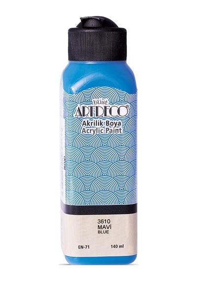 Artdeco Akrilik Boya 140 Ml Mavi 070r-3610 Çok Renkli