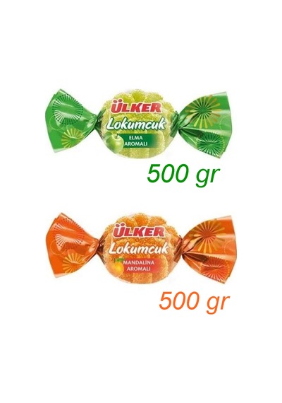 Lokumcuk Elma Ve Mandalina Aromalı Yumuşak Şeker 1 Kg.