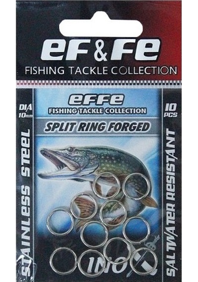HALKA PASLANMAZ ÇELİK- Split Rings 1 pakette 10 adet - NO-03