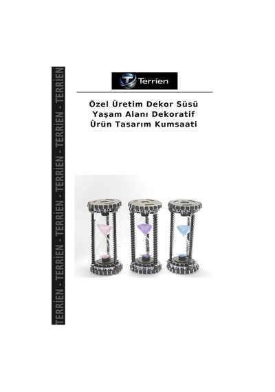 Özel Üretim Dekor Süsü Yaşam Alanı Dekoratif Ürün Tasarım Kumsaati Çok Renkli