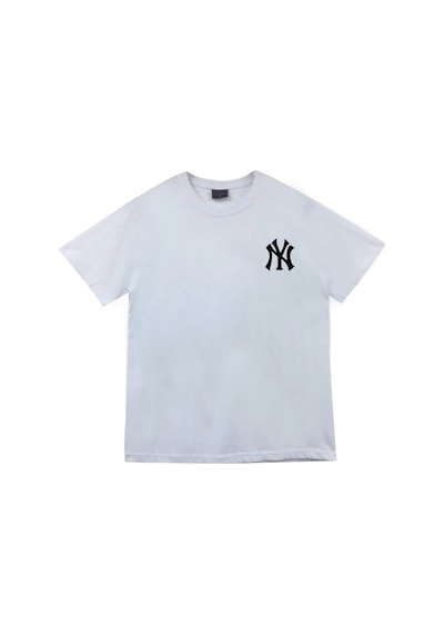 Stoned&Fame Unisex New York Ny Baskılı T-shirt Beyaz