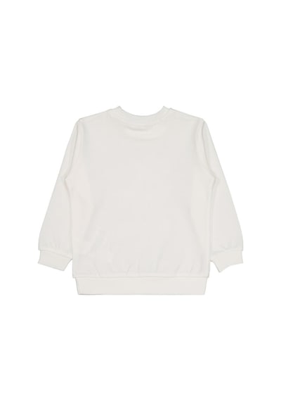 Civil Girls Rainbow Baskılı 2-5 Yaş Sweatshirt Ekru