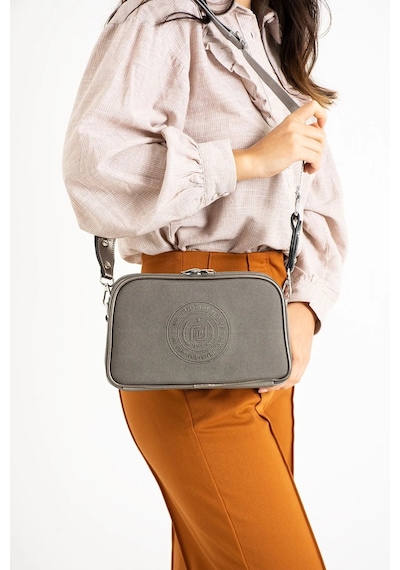 Just Polo Kadın Günlük Kullanıma Uygun Ayarlanabilir Askılı Şık Omuz Çantası Ebat : 26 X 16 Cm GRİ 93077343