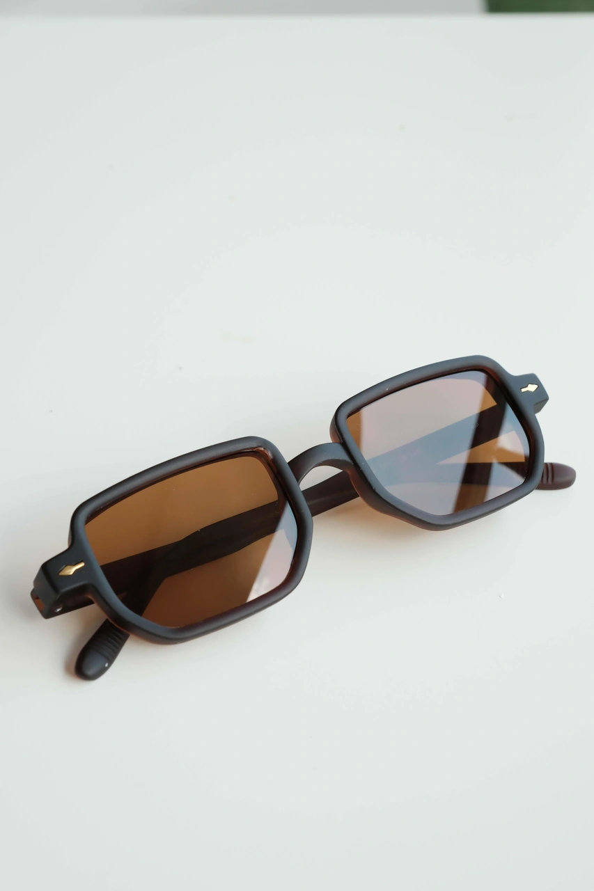 Royal Eyewear Re1022 Koyu Kahve Güneş Gözlüğü Siyah - Mavi