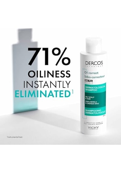 Vıchy Dercos Oil Correct Aşırı Yağlanma Karşıtı Şampuan 200 Ml
