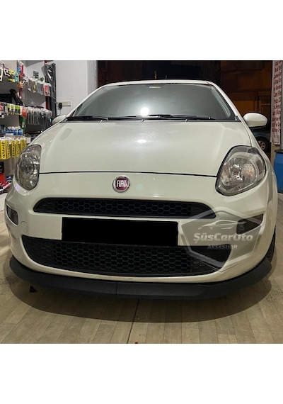 Fiat Punto 2006-2018 Uyumlu Üniversal Astra H Lip Esnek Ön Lip 2 Parça Tampon Altı Dil Karlık Ön Ek 00 Şüscaroto Aksesuar