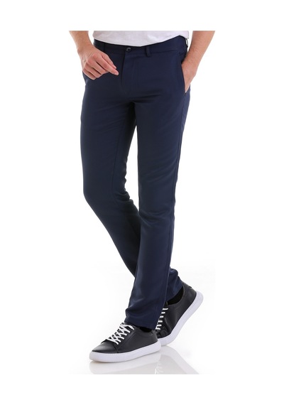 Hatemoğlu A. Lacivert D. Slim Fit Desenli Yandan Cep Kanvas Pantolon Lacivert Hatemoğlu A. Lacivert D. Slim Fit Desenli Yandan Cep Kanvas Pantolon Lacivert