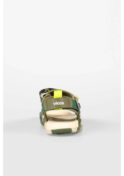 Vicco Tape 332.f25y.206 Anatomik Taban Erkek Çocuk Sandalet Haki 31-36