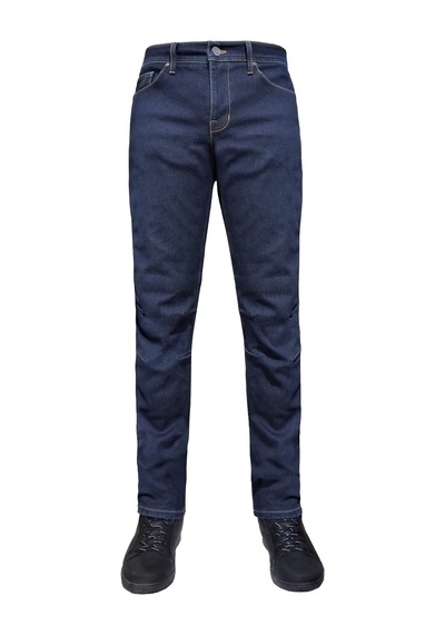 The Biker Jeans City Biker Cold Killer Dark Blue Korumalı Motosiklet Kot Pantolonu Mavi