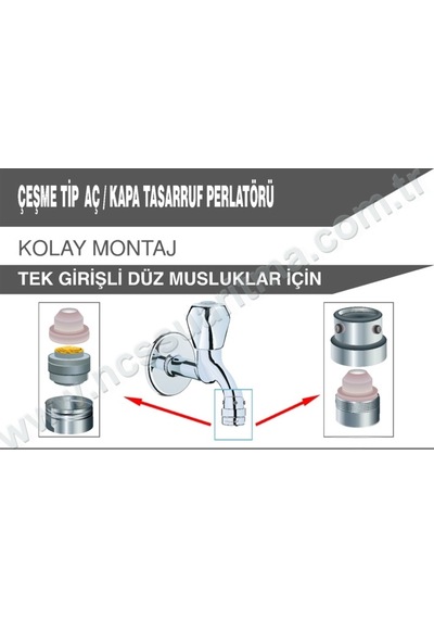 Çeşme Tip Pca Özellikli Su Tasarruf Başlığı Diğer