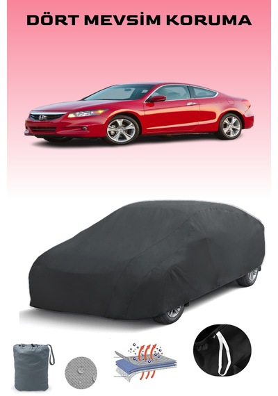 Siyah Honda Accord 8 Coupe Araba Brandası, Oto Örtüsü, Araba Çadırı Siyah