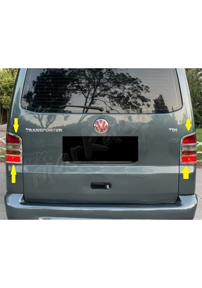 Db Chrome Vw T5 Transporter Stop Çerçeve Nikelajı 2003-2014 2  Par