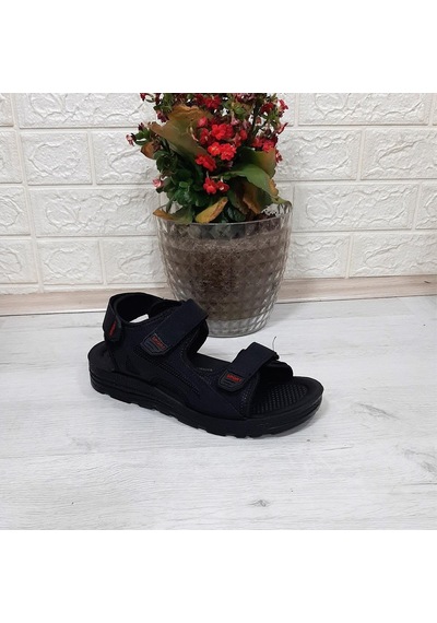 Fiyra Gnpl Siyah Rahat Erkek Günlük Sandalet 001