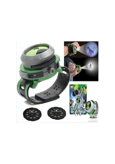 Ben10 Benten Projektör Saat Oyuncak Ben 10 Projektör-projektor
