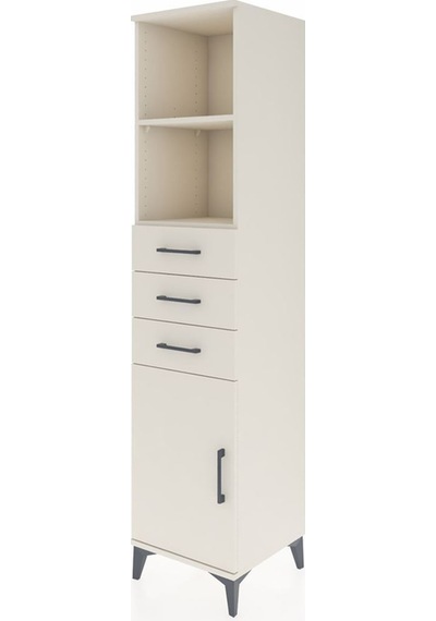 Hyperion Dolap 3 Raflı 3 Çekmeceli Tek Kapaklı 44x44x195 Aytaşı-aytaşı Aytası Hyperion Dolap 3 Raflı 3 Çekmeceli Tek Kapaklı 44x44x195 Aytaşı-aytaşı Aytası