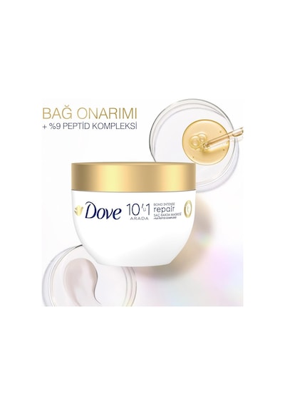 Dove 10'u 1 Arada Saç Bakım Maskesi Bond Intense Repair Ve Peptid Kompleksi 265 Ml